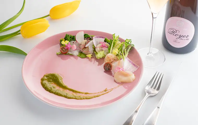 edible flower dish prince etoile