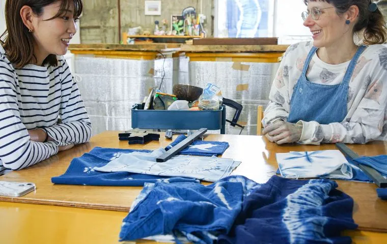 slow fashion & indigo dyeing